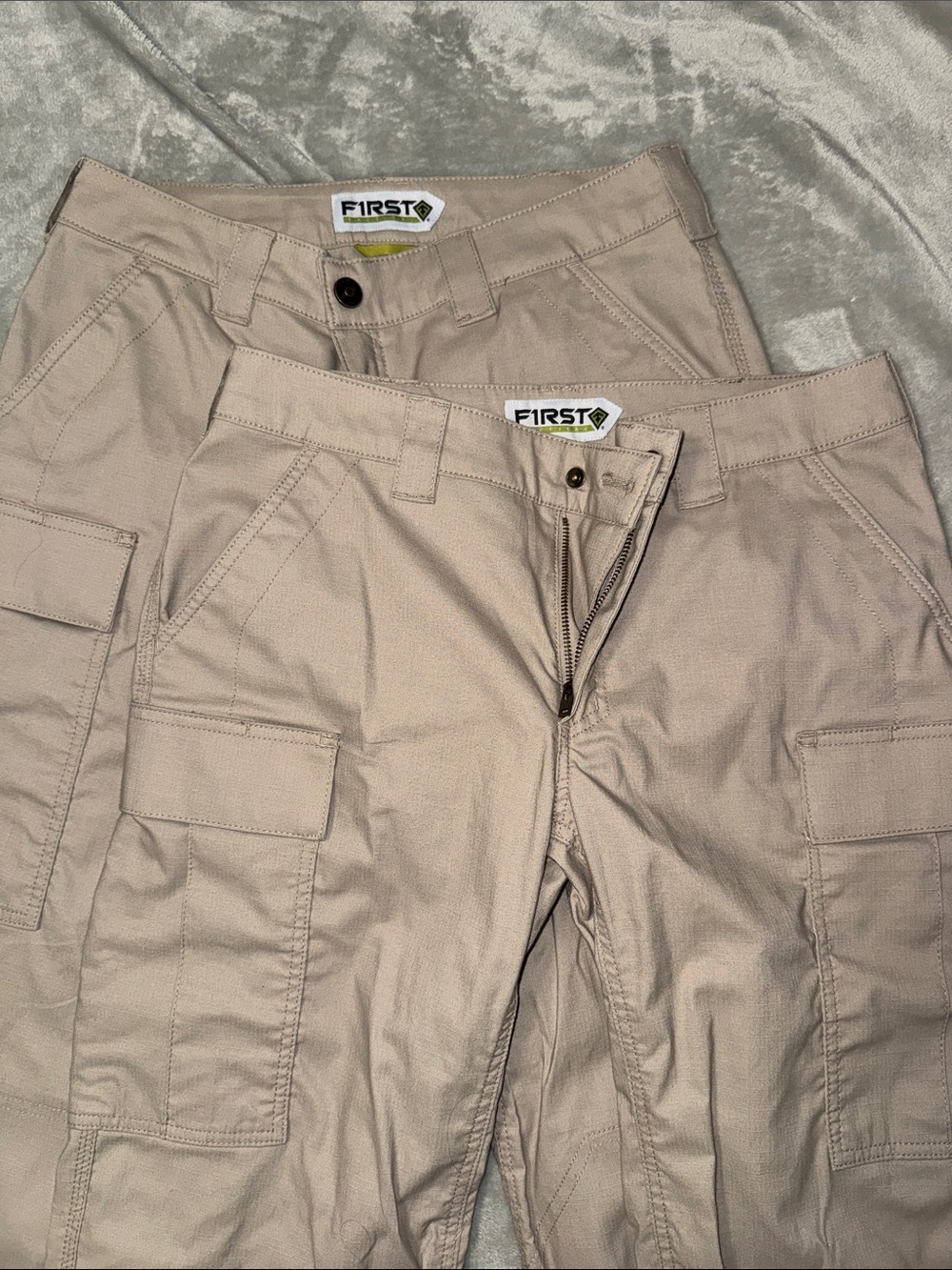 2 Pair FIRST Tactical Women's Light Tan Utility  Pants 12L